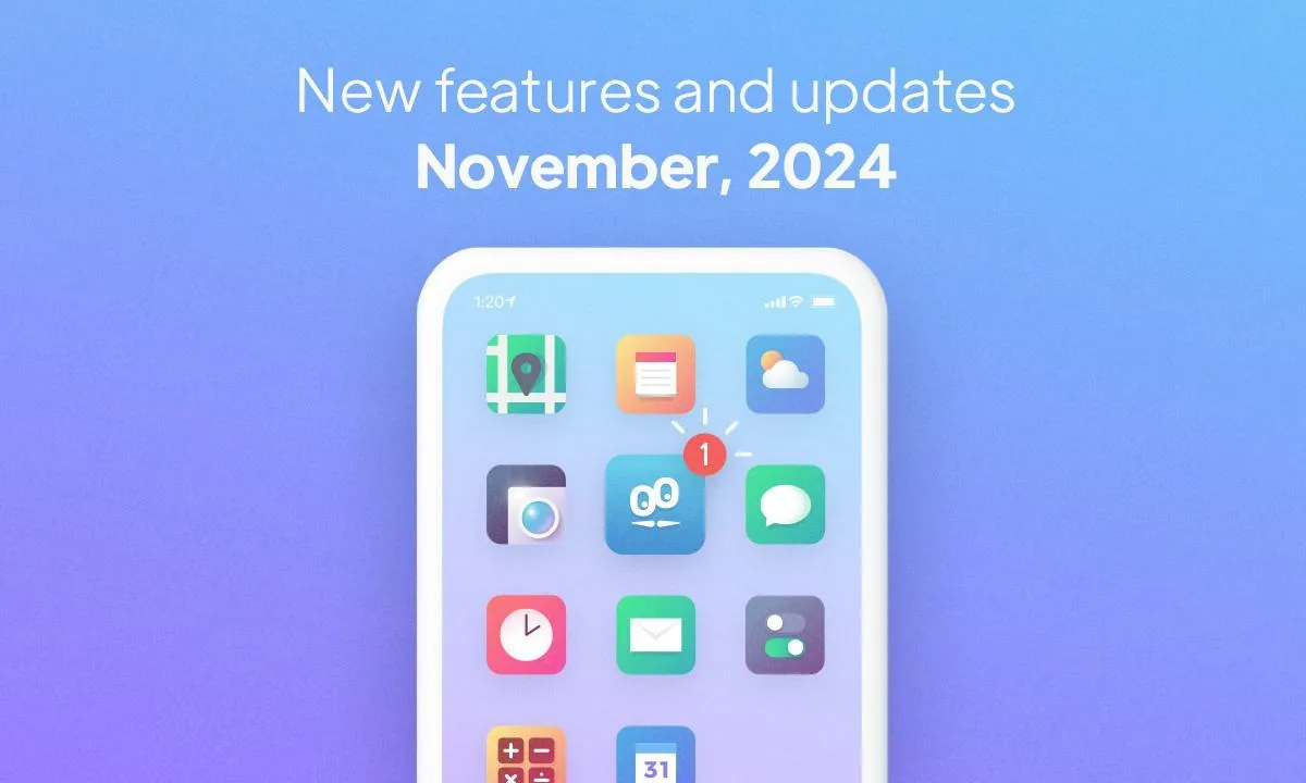 What's new at GoodBarber? November 2024