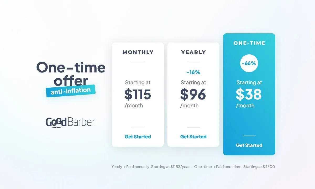 Your app. One single payment. Nothing else.